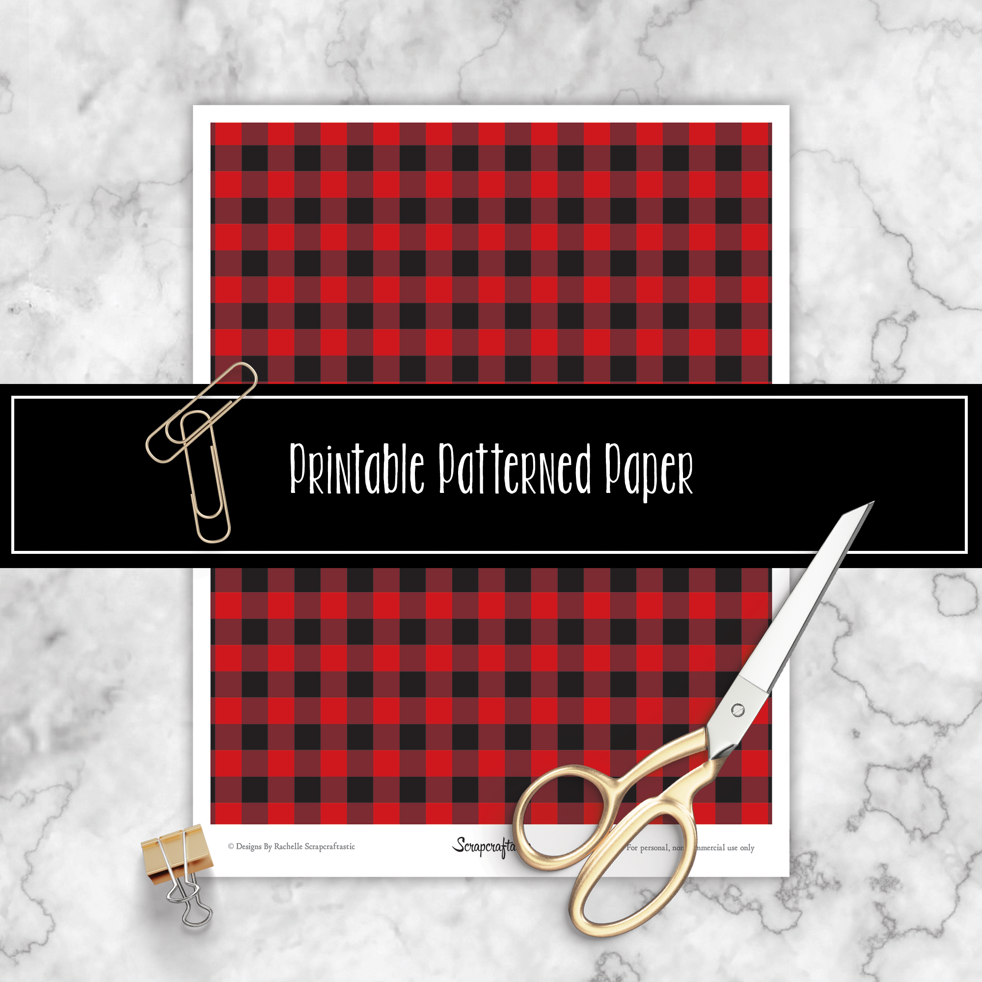 Printable Buffalo Plaid