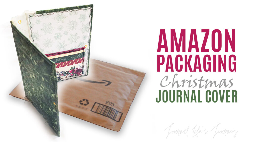 Amazon Packaging Junk Journal Fabric Cover