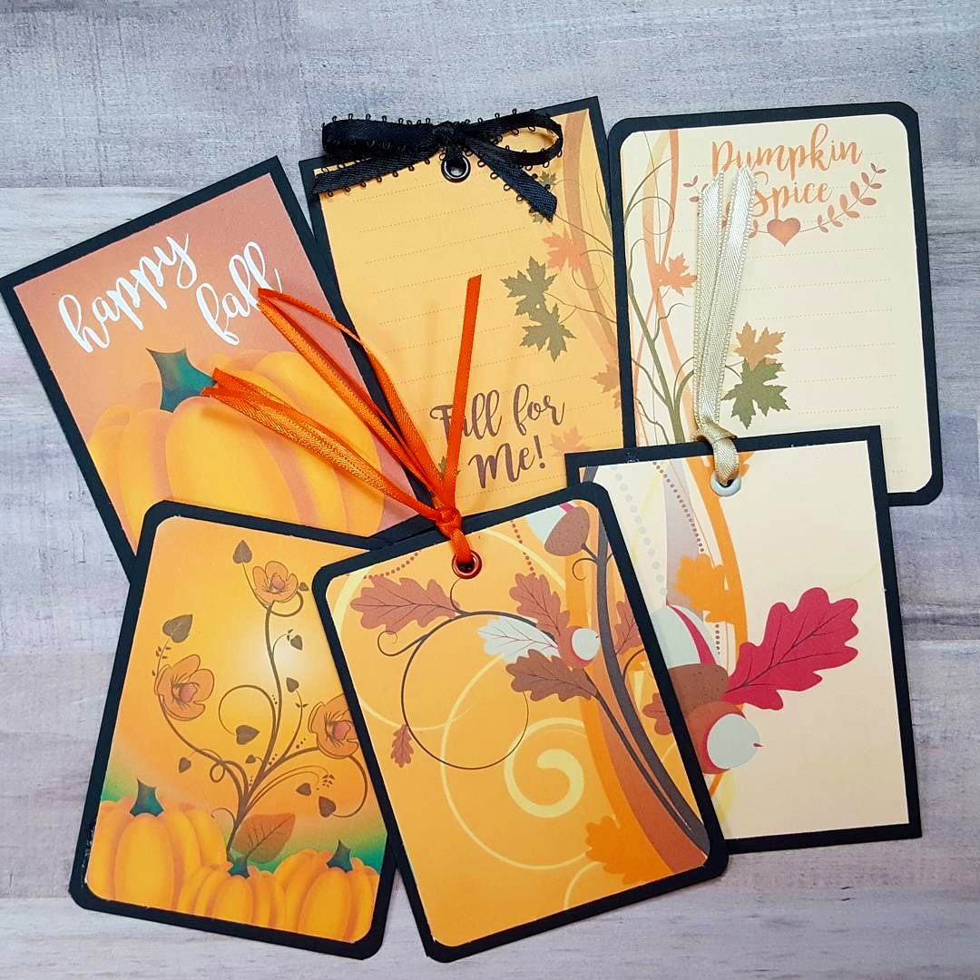 Pumpkin Spice Journaling Cards Printable