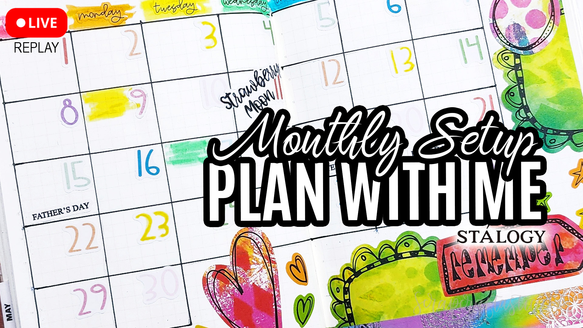 Monthly Setup Plan With Me