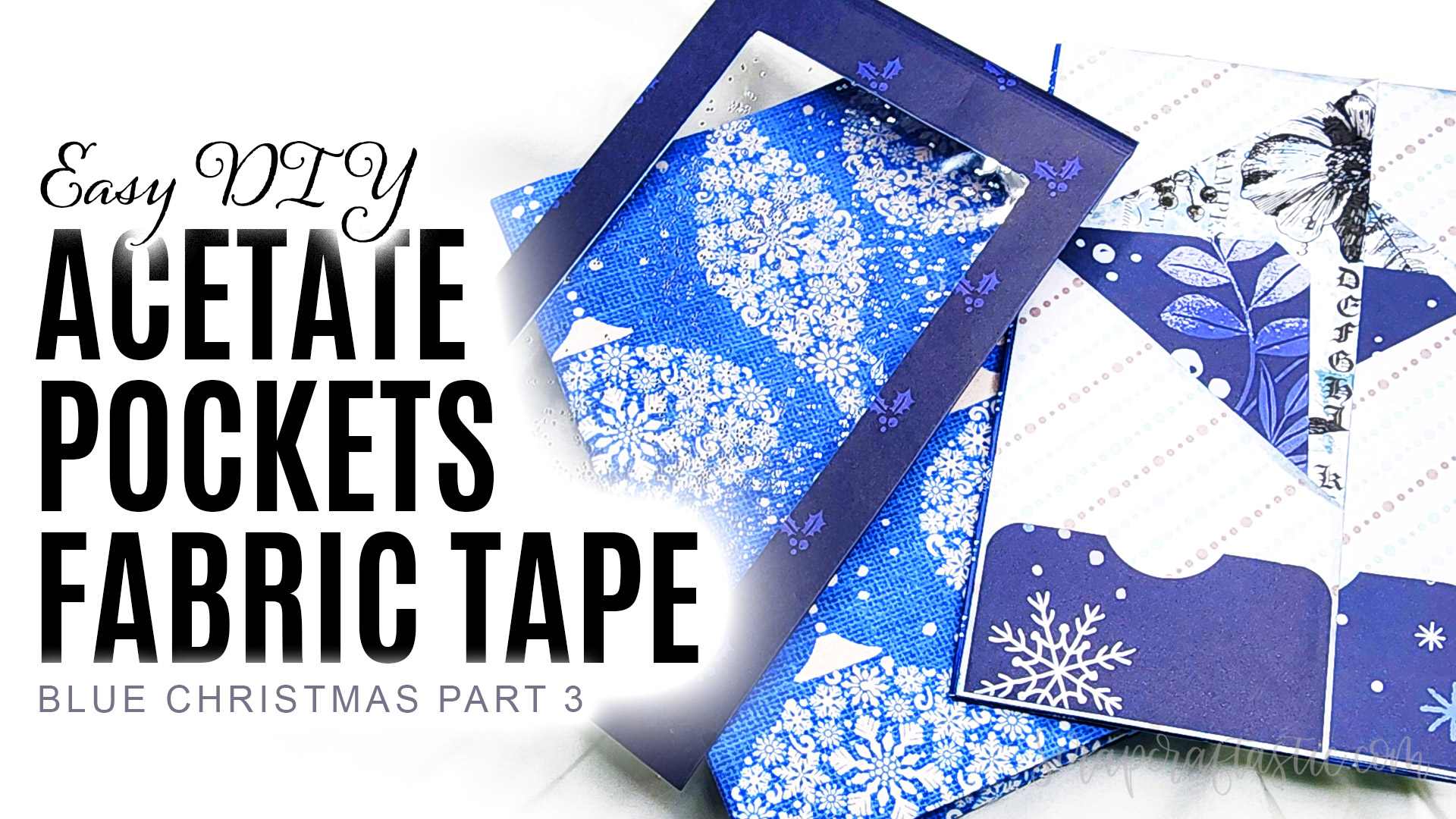 Let’s Make Pockets From Scraps, Fabric Tape & Laminator DIY Acetate