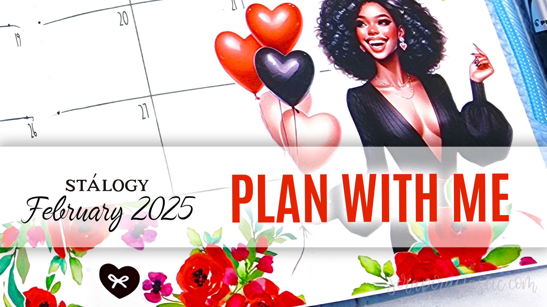 Plan With Me February 2025 in my B6 Stalogy Every Day Planner