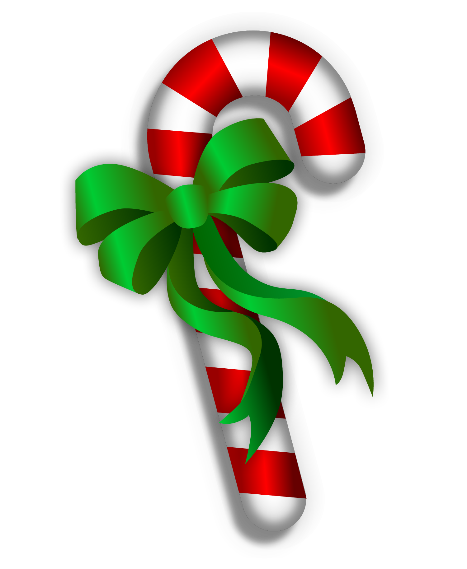 Candy Cane Digital Illustration