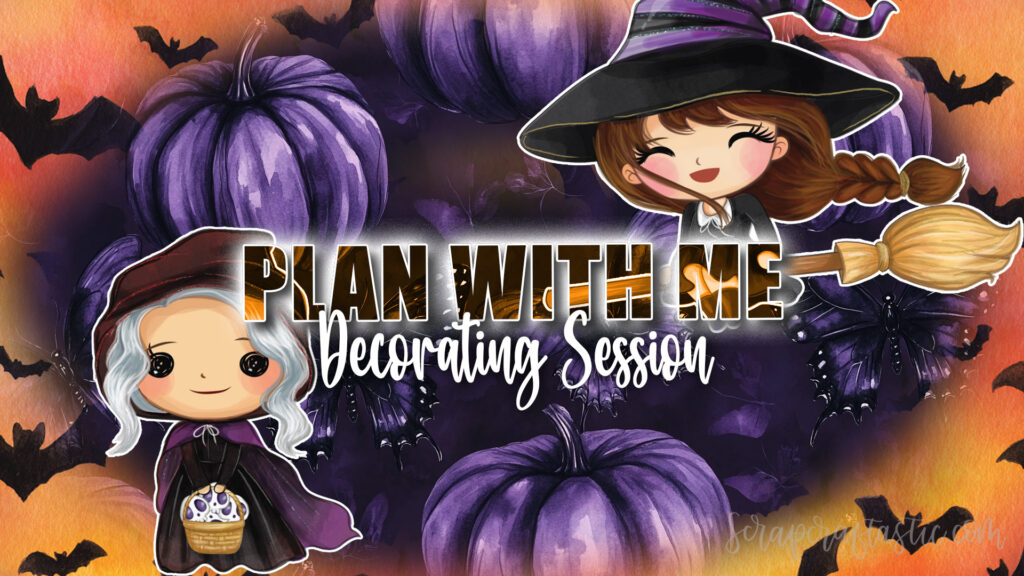 Halloween Planner Decorating Session