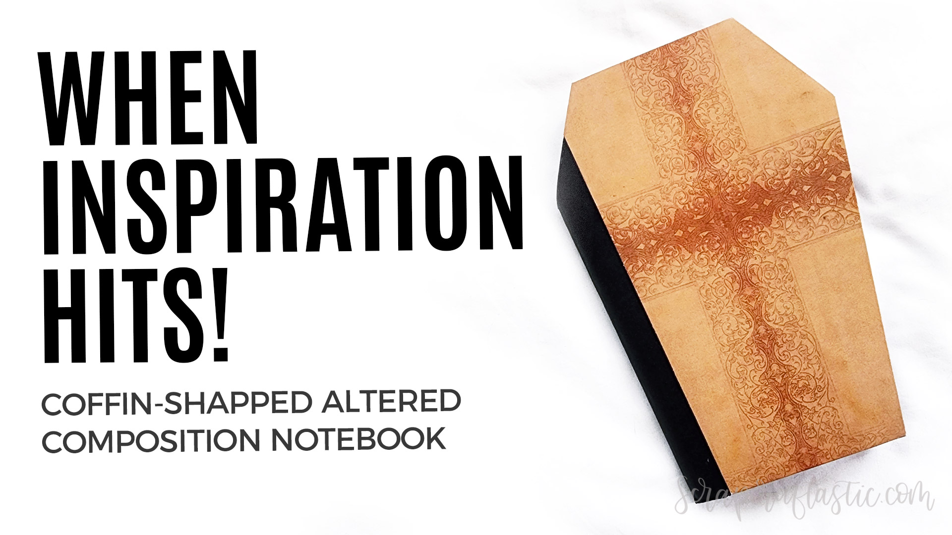 NEW and CREATIVE Ideas For The Coffin Journal Altered Composition Book