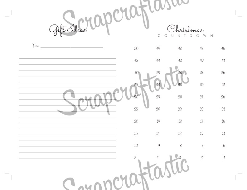 B6 Christmas Countdown