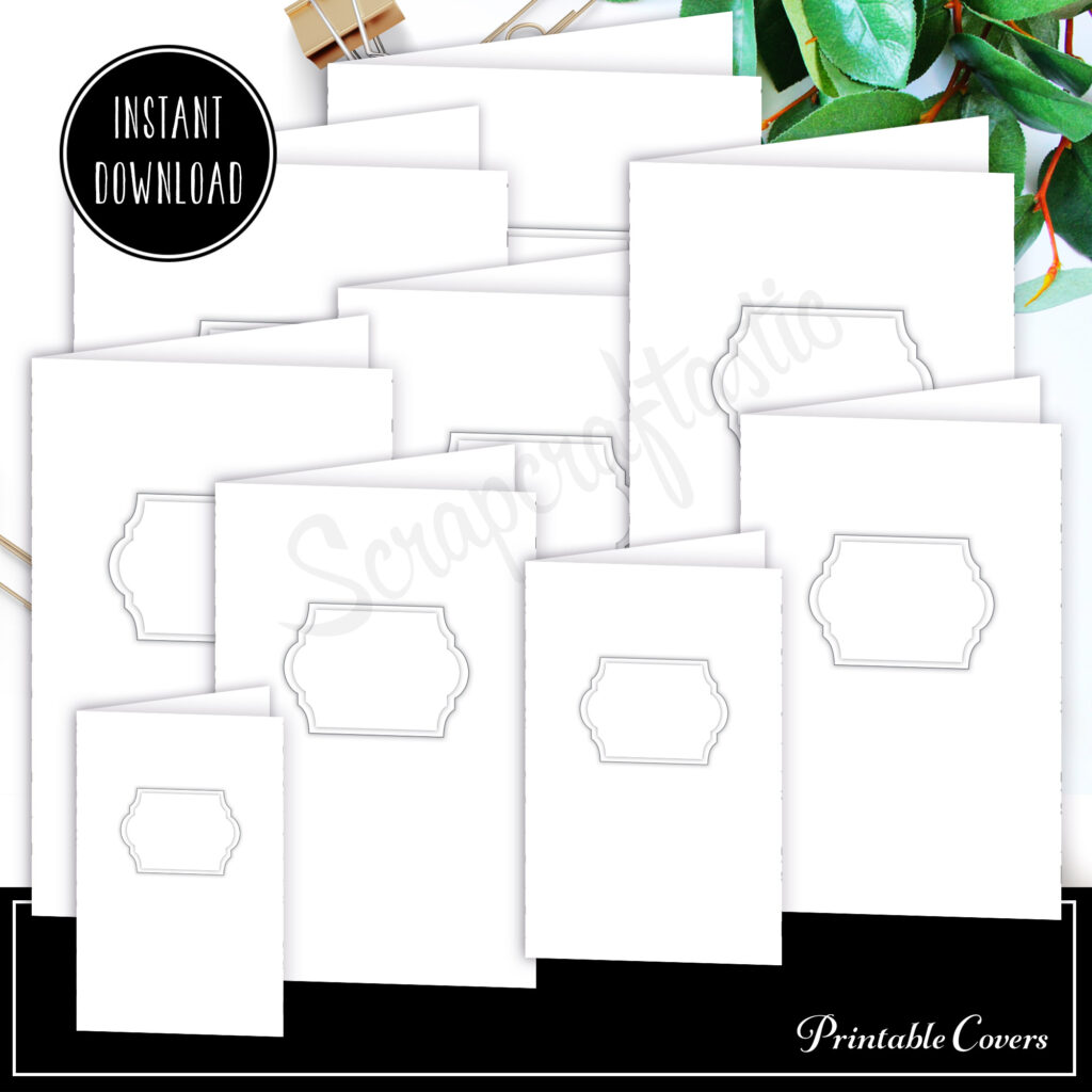 Free Blank Traveler's Notebook Covers