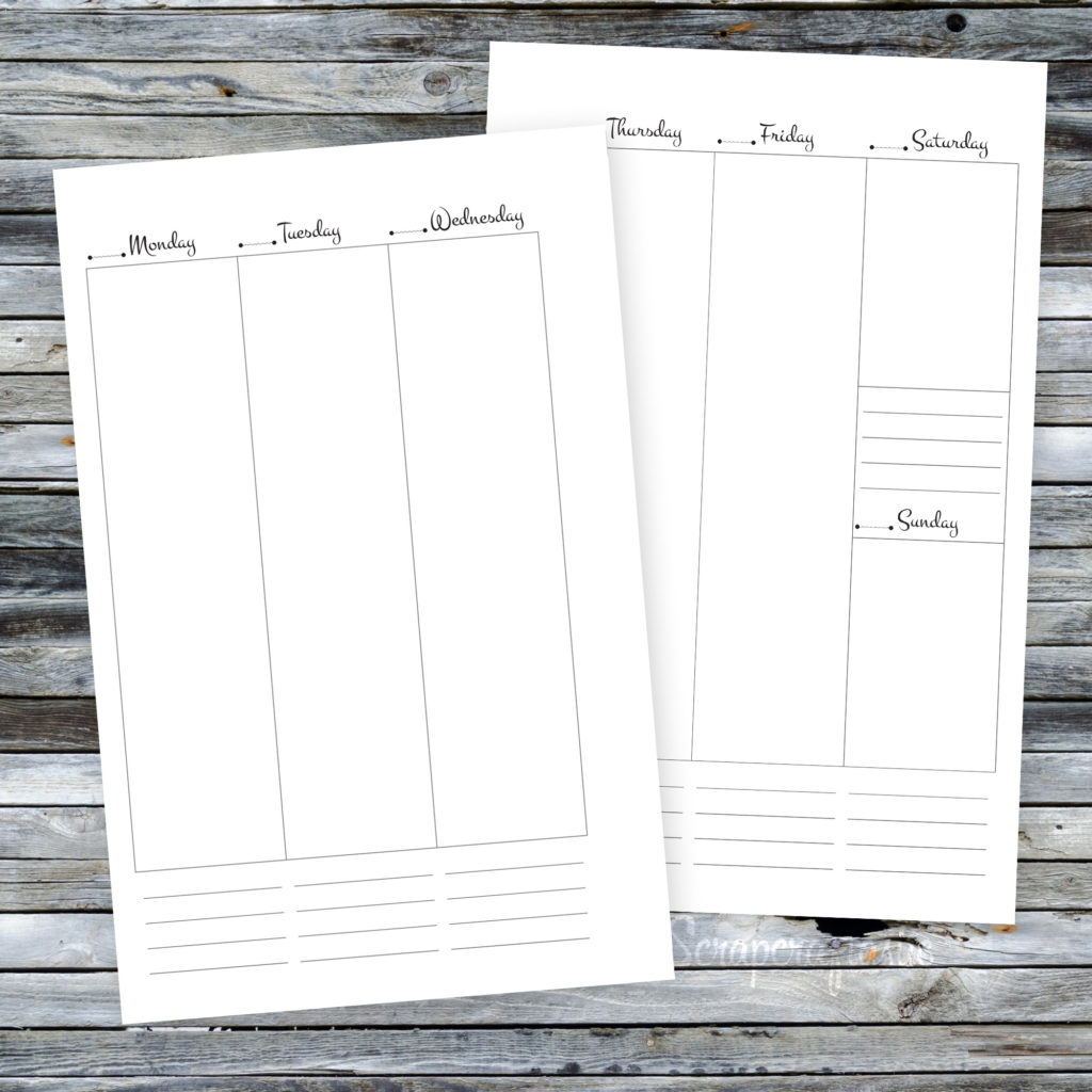 It is an image of A5 Planner Printable within undated It's just a photo of A5 Planner Printable within undated