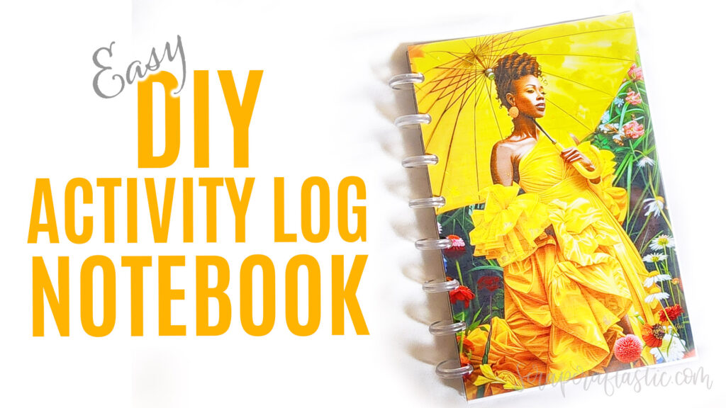 Easy DIY Activity Log Notebook