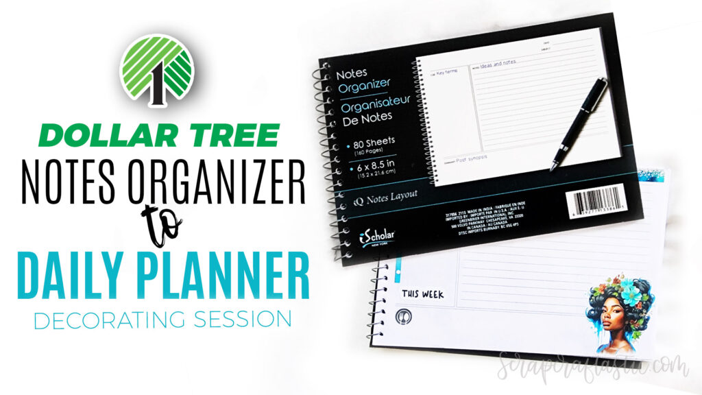 Dollar Tree Notes Organizer to Daily Planner