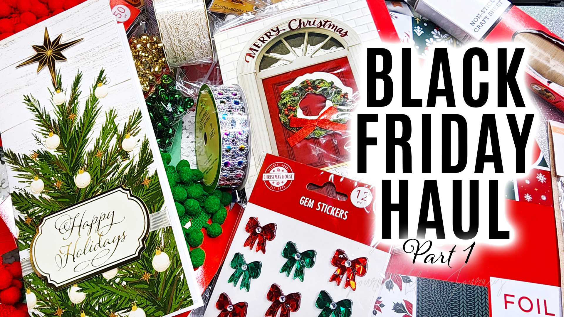 BLACK FRIDAY HAUL Dollar Tree & Joann Craft & Junk Journal Supplies