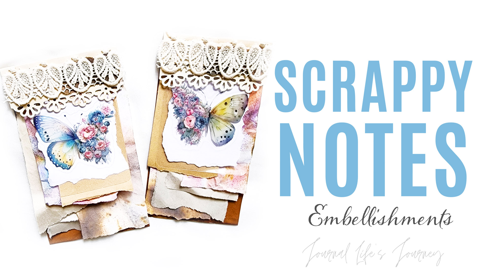 My First Scrappy Notebooks Easy DIY Embellishments for Junk Journals