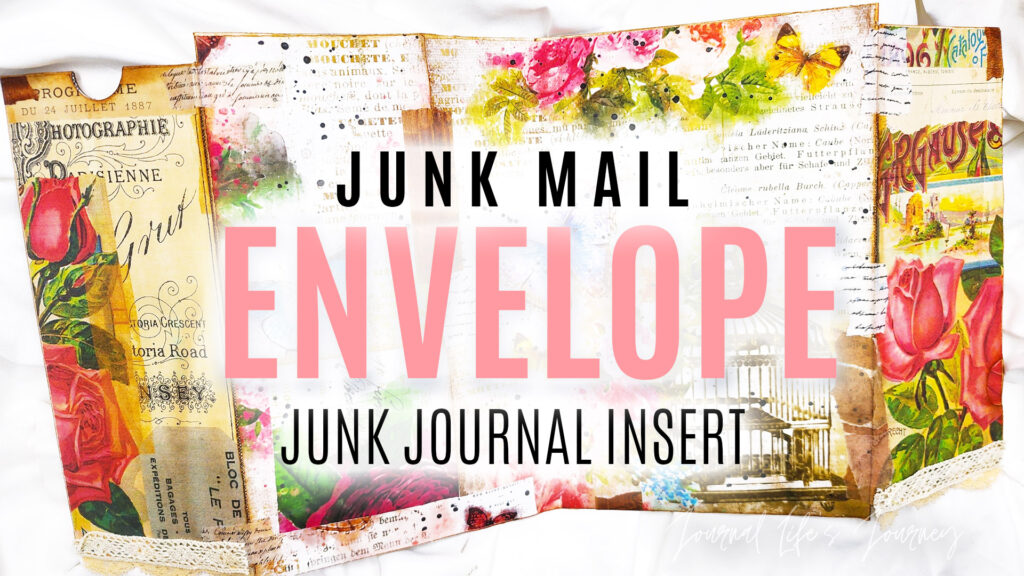 Junk Mail Envelope Junk Journal Insert