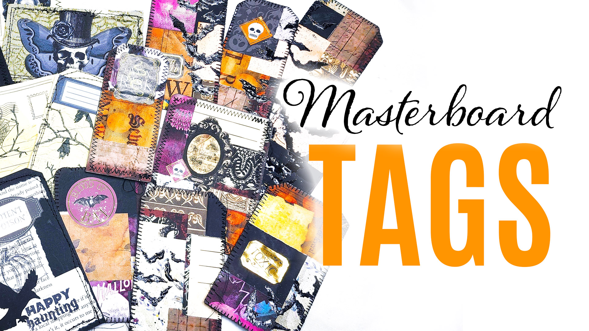 How To Use A Masterboard To Make Junk Journal Tags