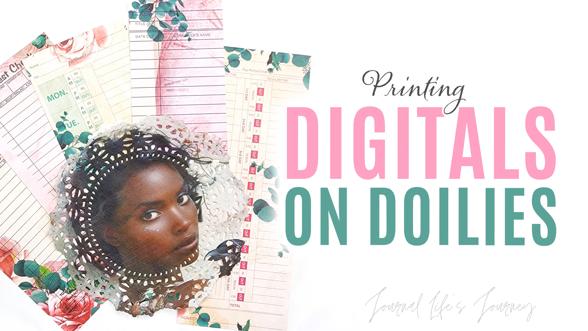 How To Print On Doilies, Guest Checks, Time Cards and Library Cards