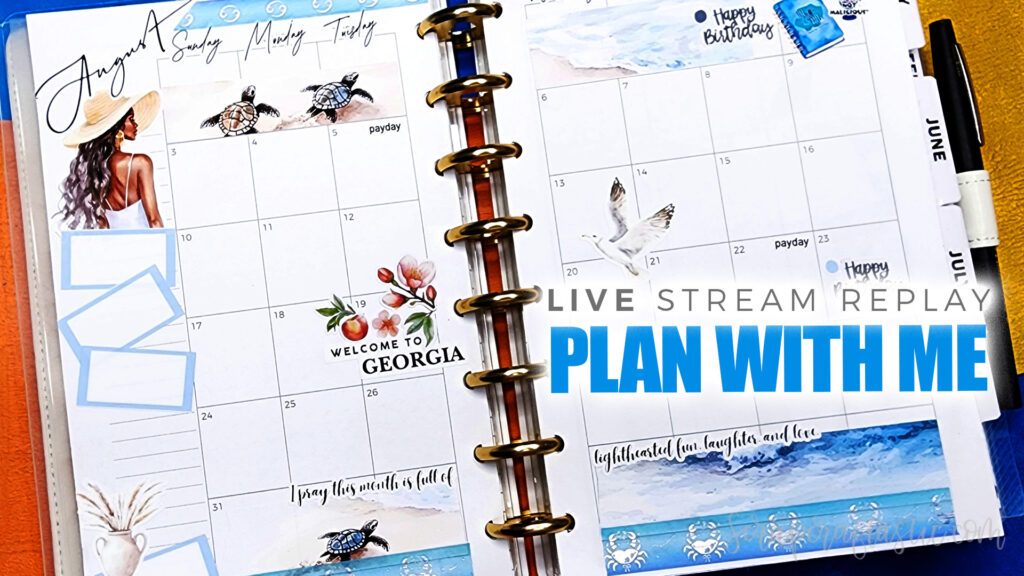 Plan With Me Live Stream