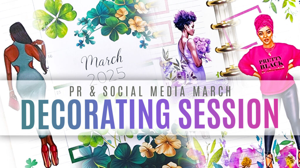 PR Social Media March Decorating Session