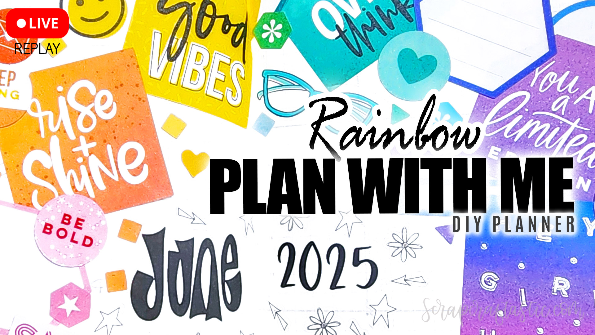 Rainbow Plan With Me DIY Planner