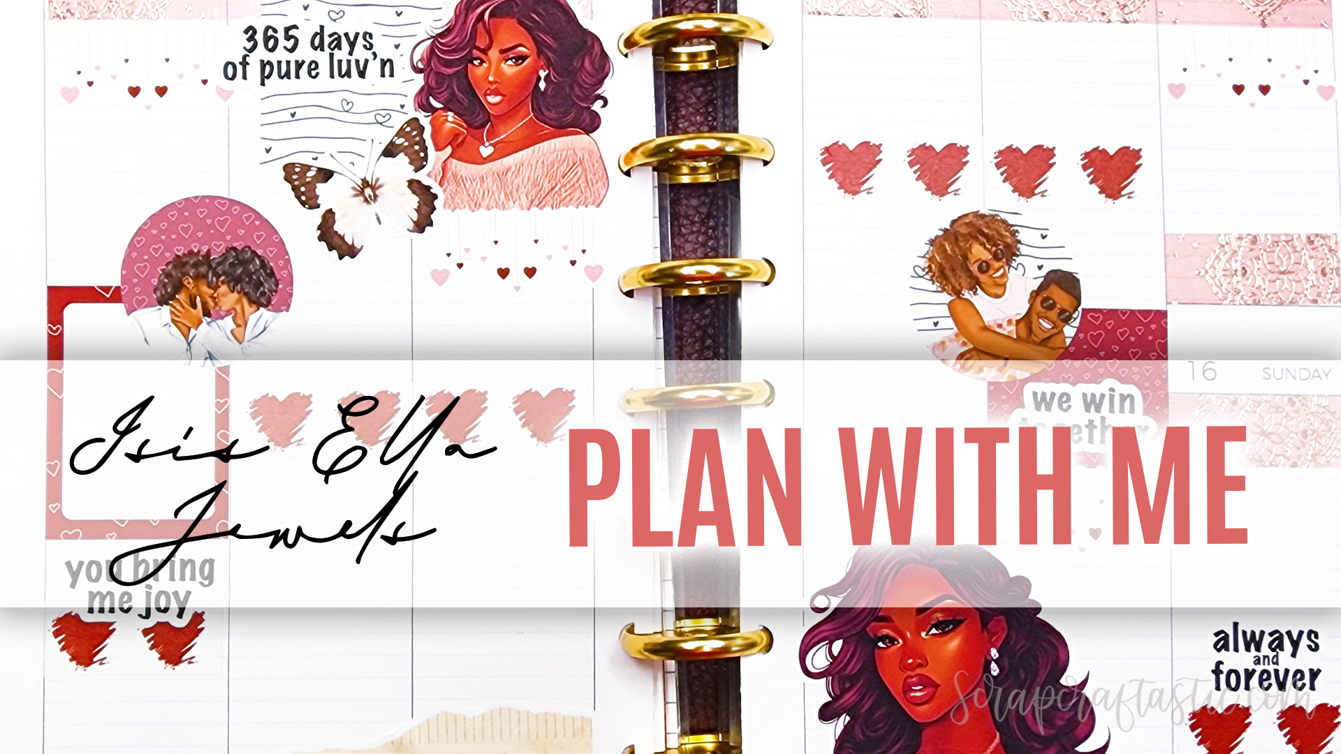 New Stickers from Isis Ella Jewels and Valentine’s Plan With Me