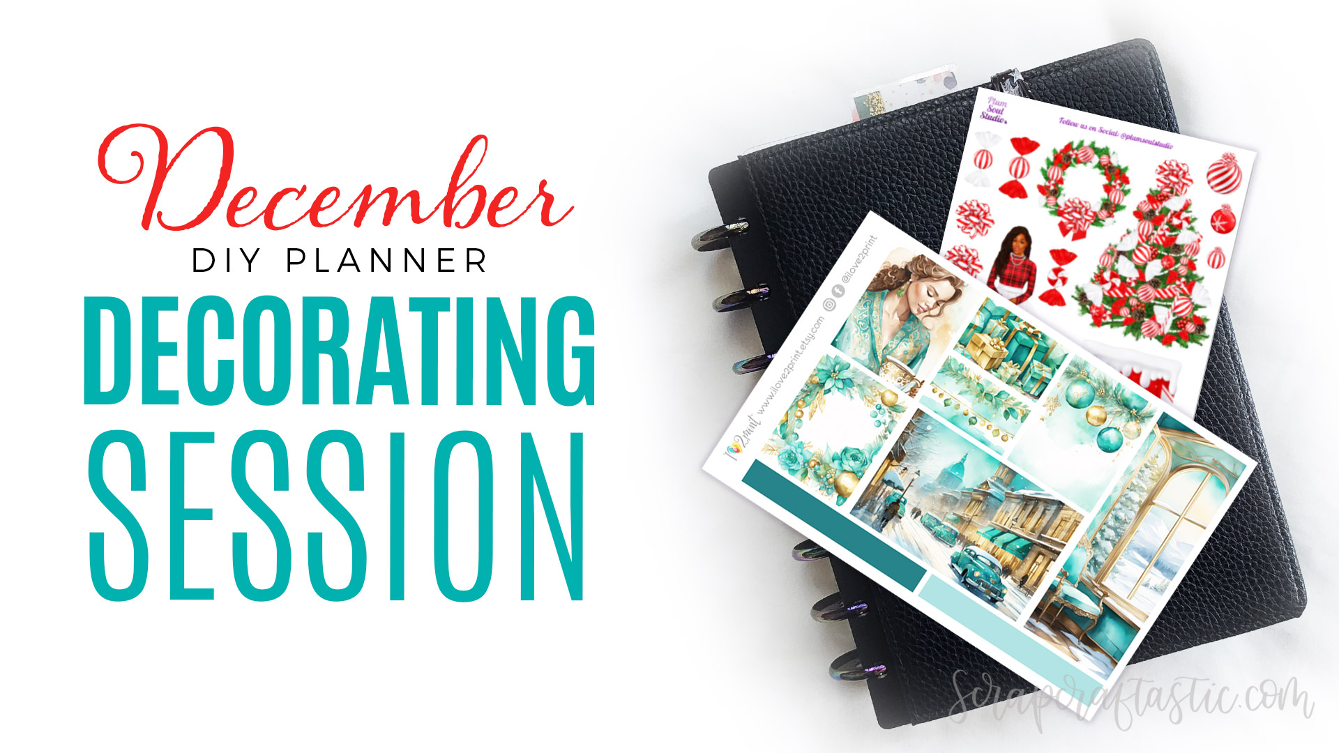 December DIY Planner Decorating Session