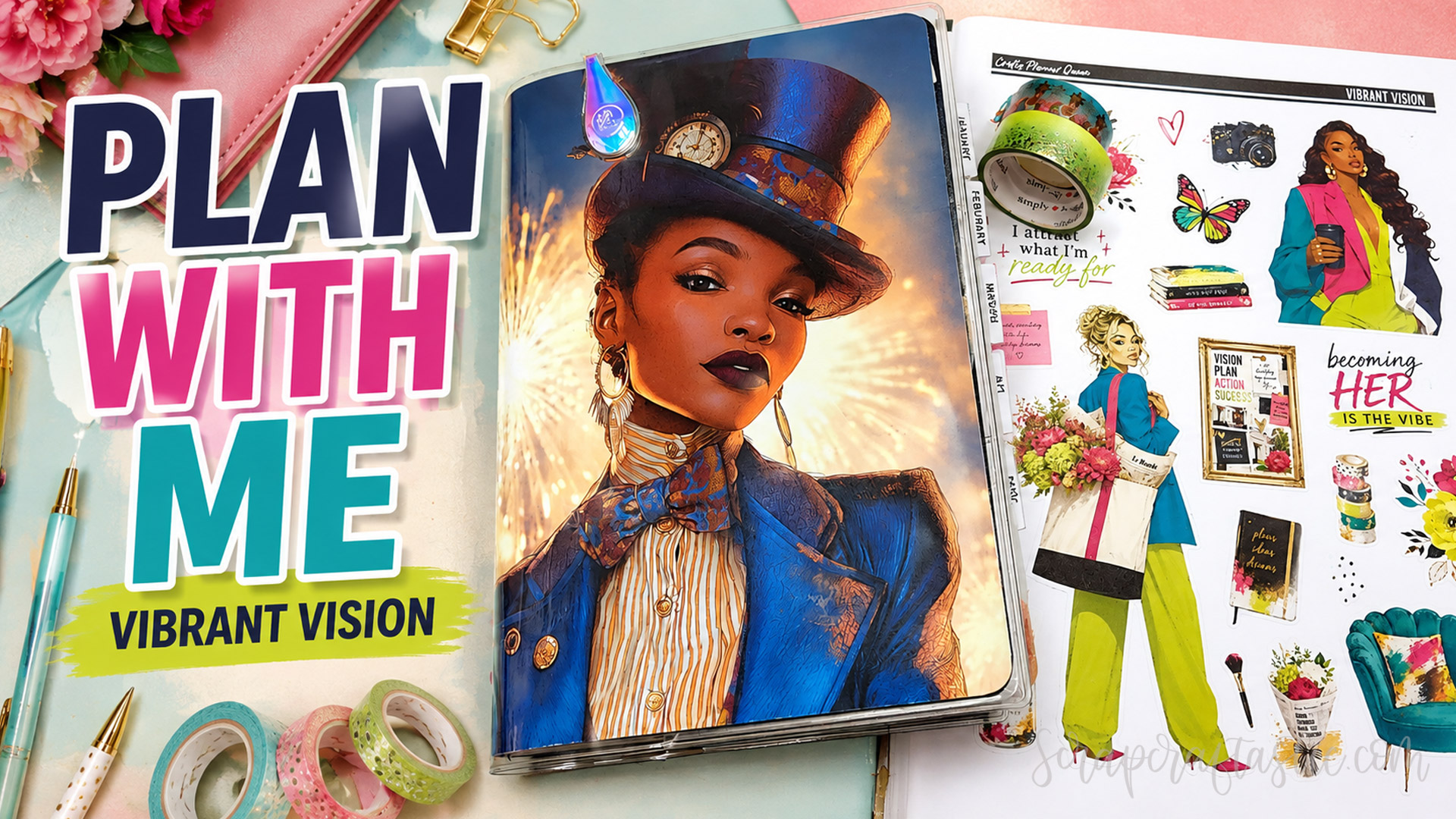 Vibrant plan with me