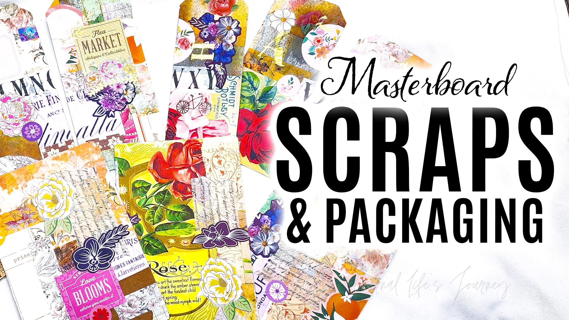 Let’s Create a Master Board for Tags and Cards with Packaging & Scraps