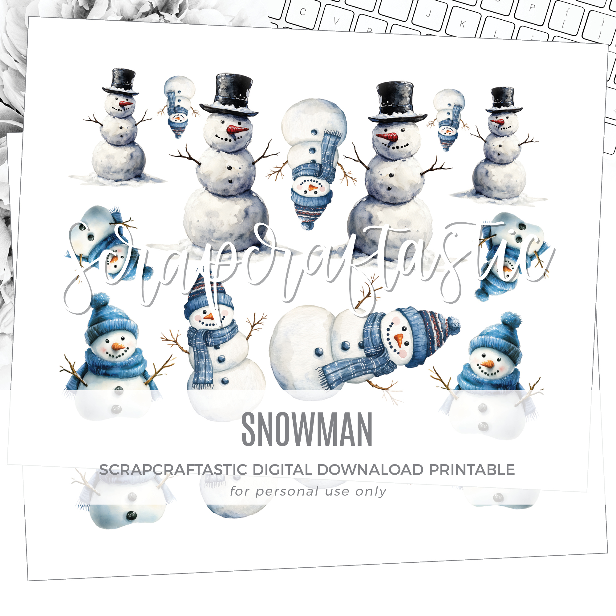 Free Snowman Printable