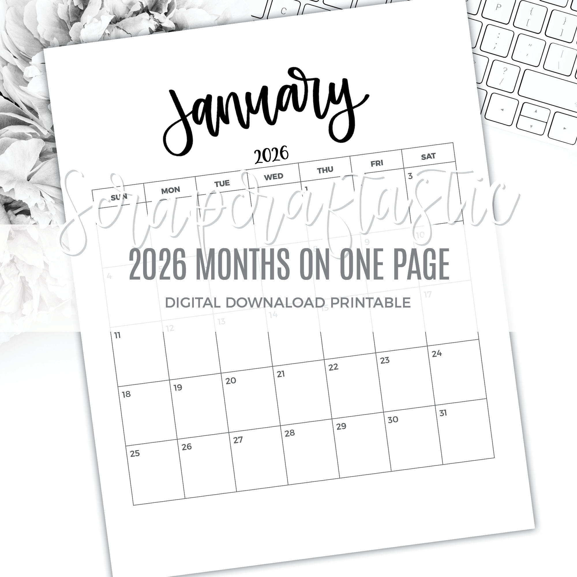 2026 CALENDAR ONE PAGE PRINTABLE PDF FREE DOWNLOAD intelligence overview