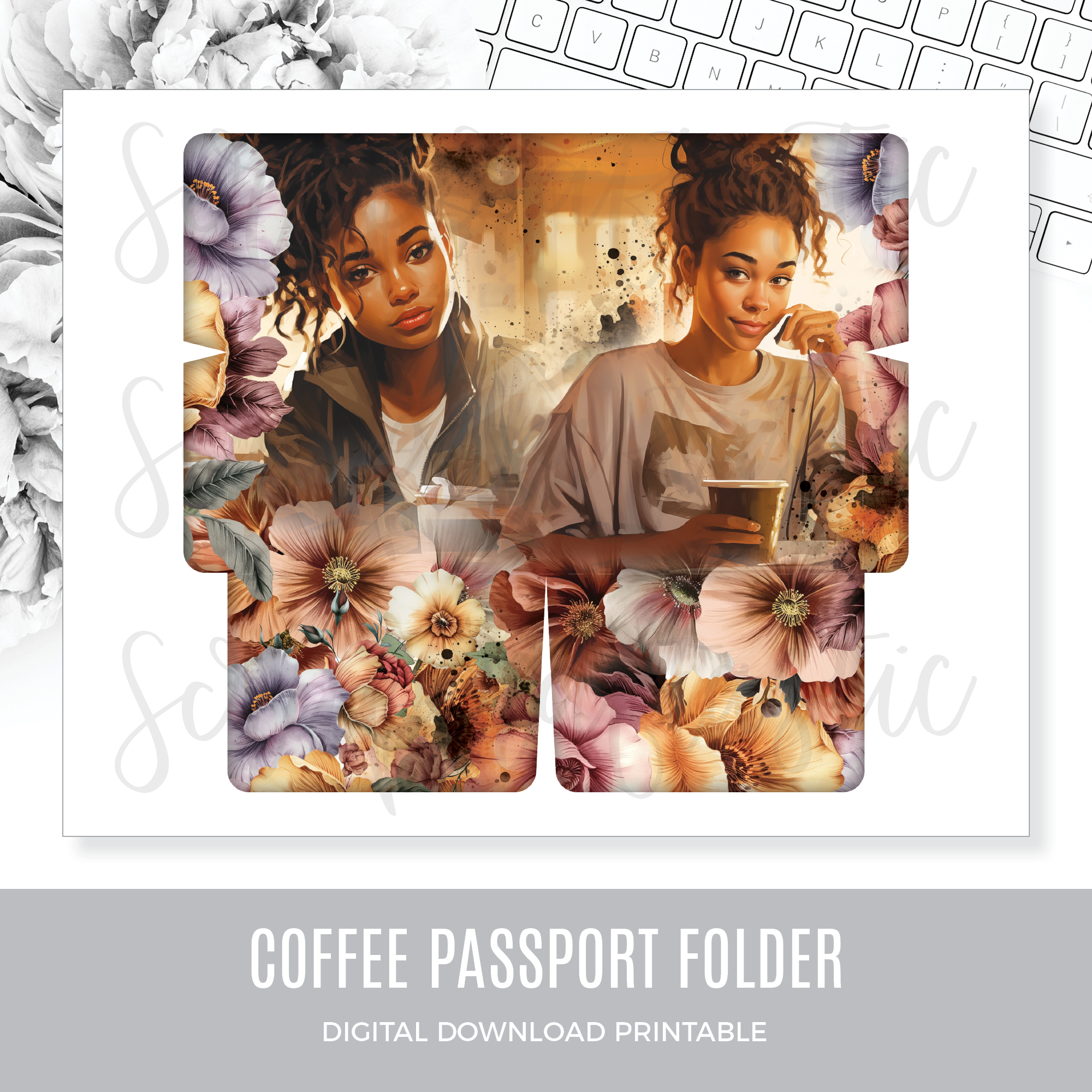 Coffee Passport Size Printable Folder – Scrapcraftastic