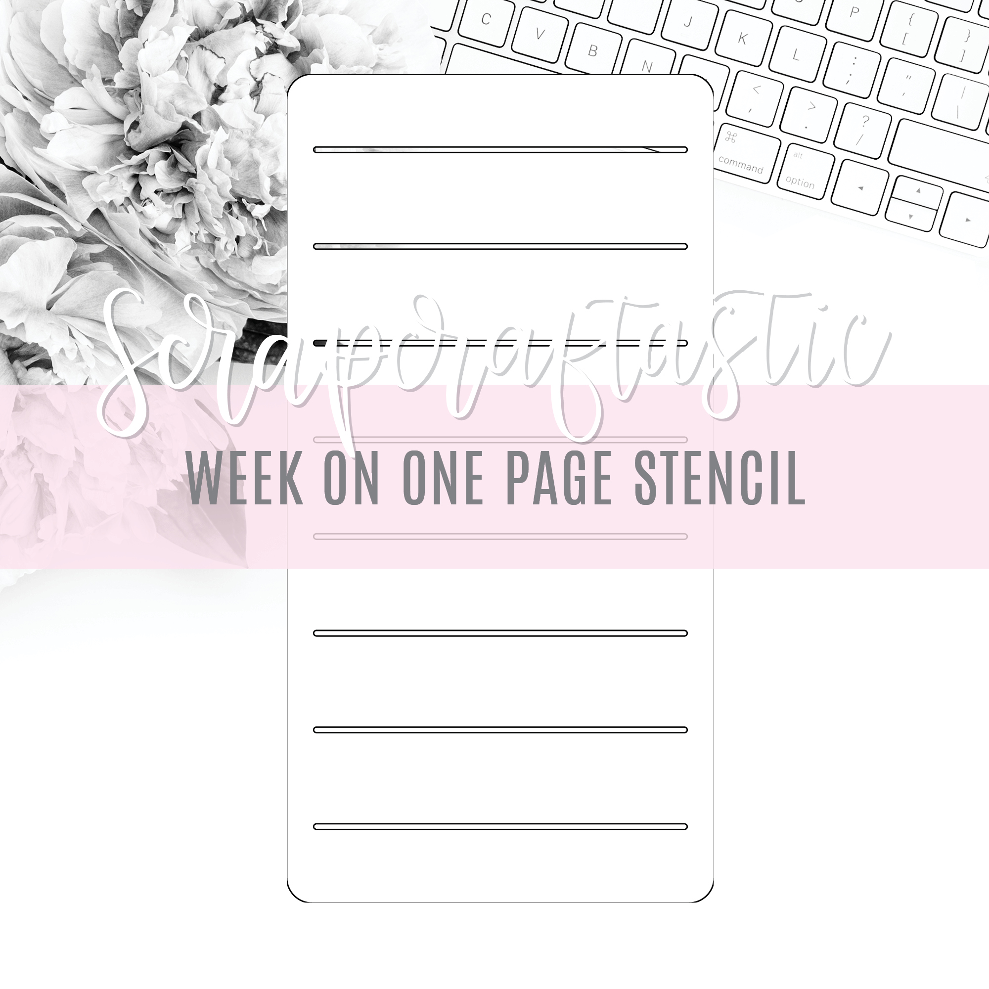 Hobonichi Weeks Style Stencil Standard TN Size