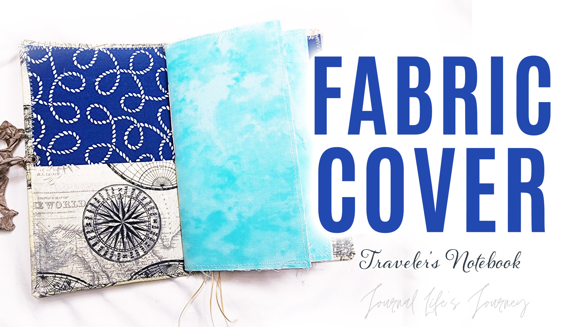 Easy DIY Soft Fabric Traveler’s Notebook Cover From Start To Finish