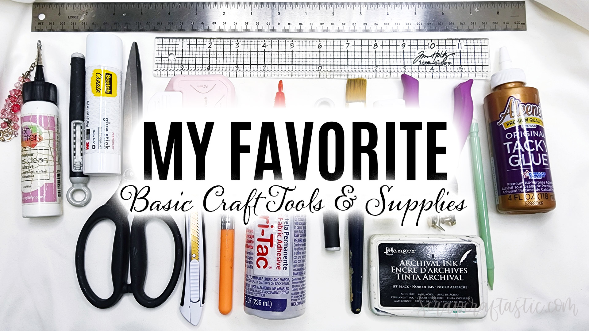 My Favorite Budget Friendly Basic Craft Tools and Supplies