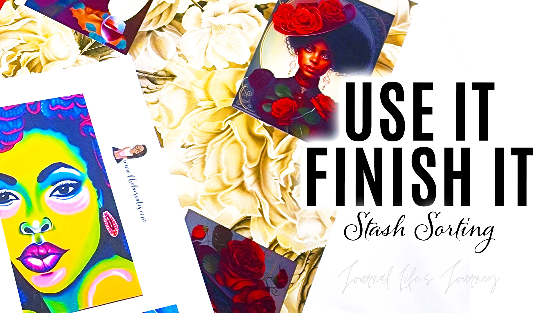 USE IT – FINISH IT! Organizing & Sorting My Stash for Journal Projects