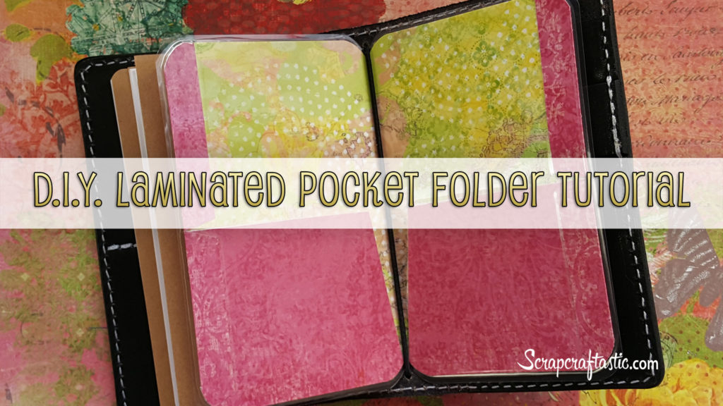 DIY Laminated Pocket Folder for Pocket Size Midori/Fauxdori Style Traveler's Notebook
