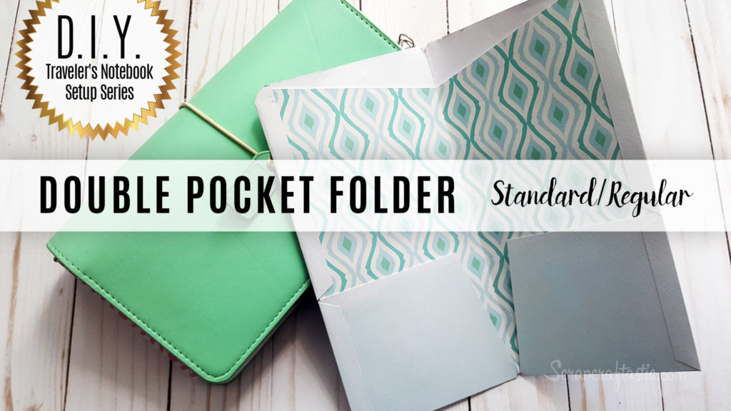 DIY Double Pocket Folder