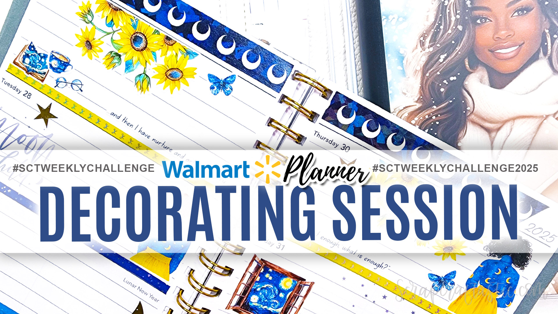 Wal-Mart Planner Weekly Challenge Plan With Me | Decorating Session