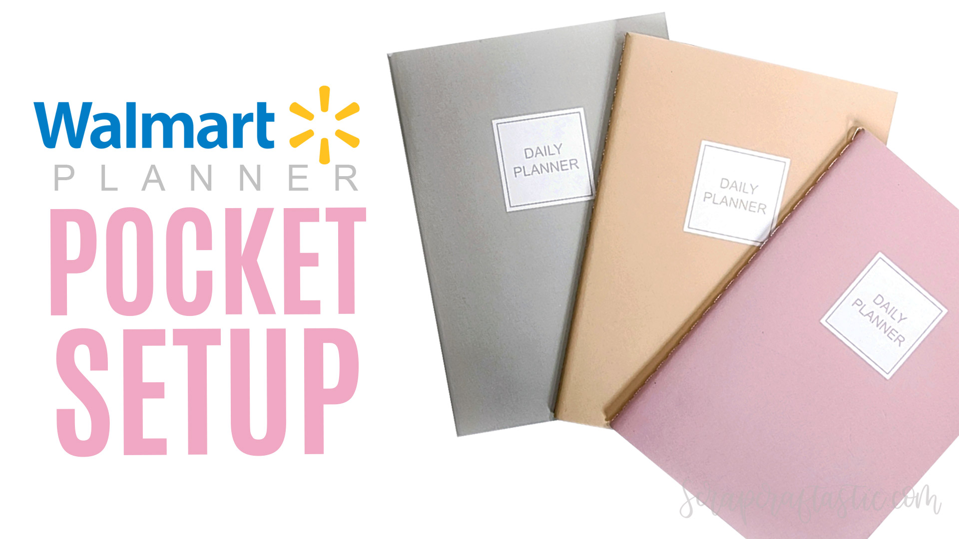 Walmart Pen + Gear Daily Planners in a Pocket Traveler’s Notebook