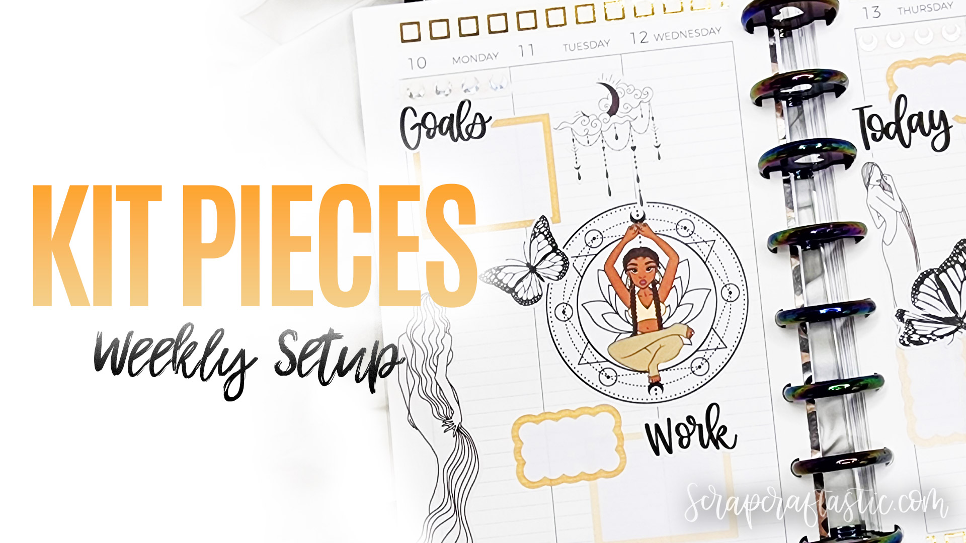 How To Use Multiple Sticker Kits to Create a Planner Spread