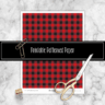 Red and Black Checker Free Printable Paper Pattern