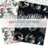 Winter Solstice 12x12 Printable Papers Digital Download