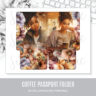 Coffee Passport Size Printable Folder