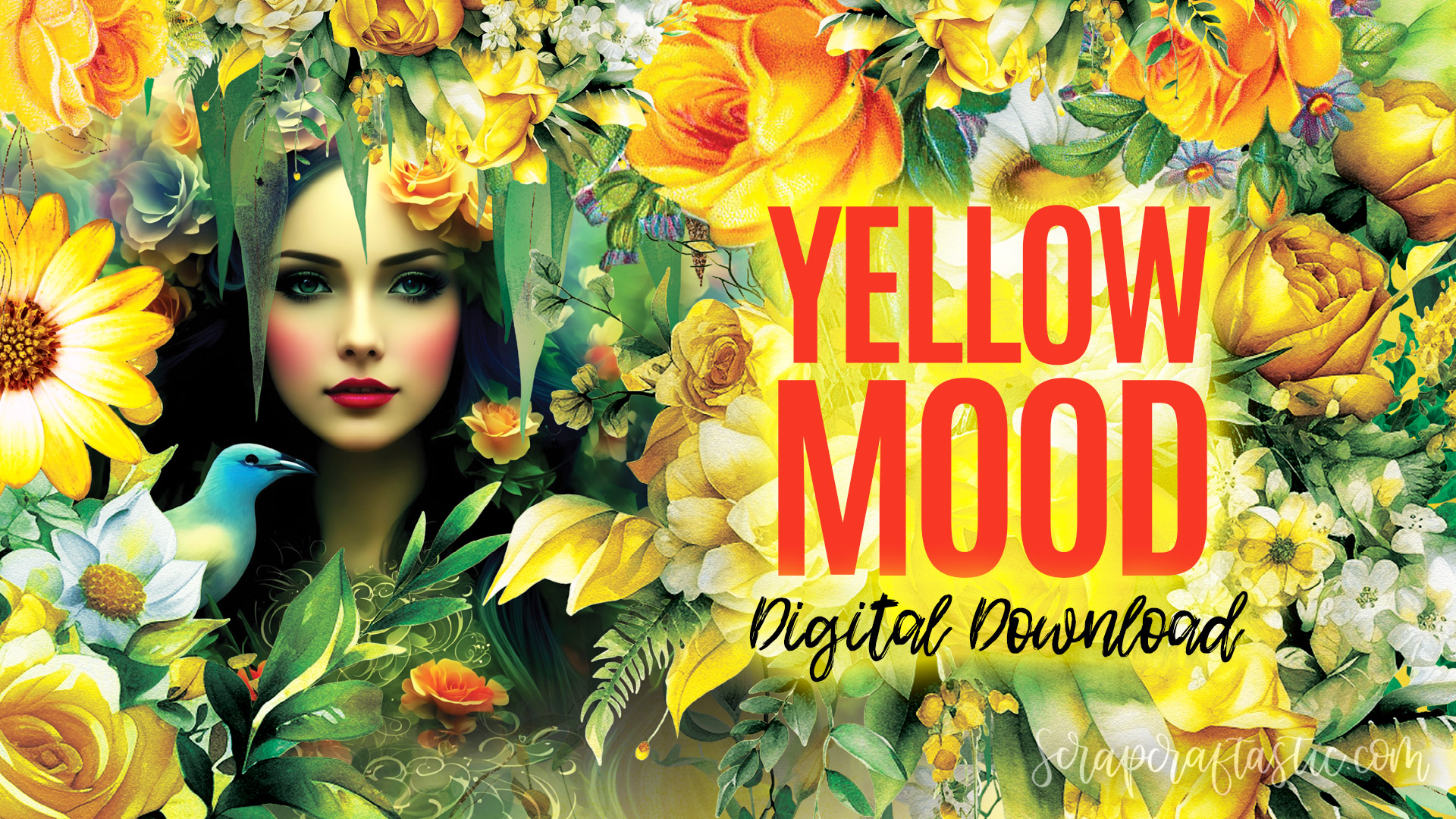 Yellow Mood Printable Journal Kit