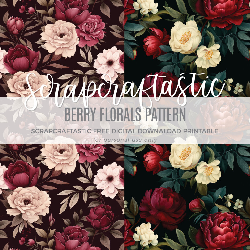 Berry Florals Pattern
